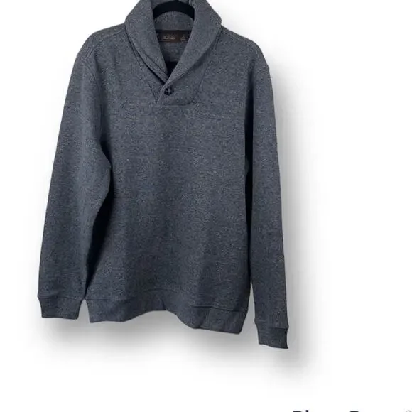 Tasso Elba Men’s Shawl Collar Sweater gray large - Picture 1 of 10